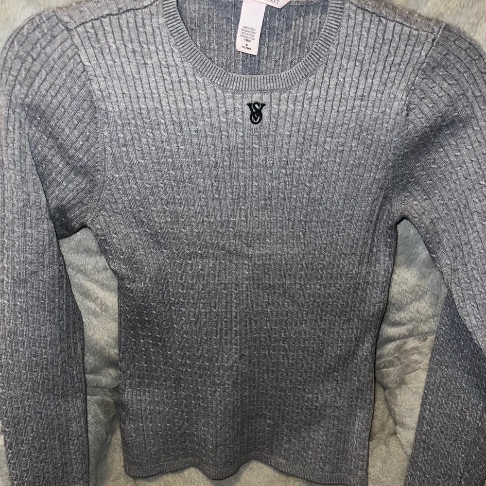 Victoria's Secret Knit Gray Top